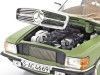 Cochesdemetal.es 1977 Mercedes-Benz 350 SL W107 Closed Convertible Caledonia Grun 1:18 Sun Star 4669