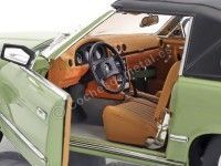 Cochesdemetal.es 1977 Mercedes-Benz 350 SL W107 Closed Convertible Caledonia Grun 1:18 Sun Star 4669