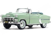 Cochesdemetal.es 1953 Chevrolet Bel Air Open Convertible Surf Green 1:18 Sun Star 1624