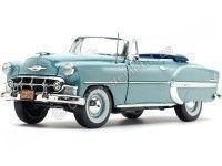 Cochesdemetal.es 1953 Chevrolet Bel Air Open Convertible Horizon Blue 1:18 Sun Star 1625