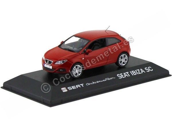 COCHESDEMETAL.ES SIÈGE 2013 IBIZA SC 3 PORTE RED 1:43 SIÈGE AUTOEMOCION 23