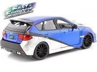 Cochesdemetal.es 2009 Subaru Impreza Sti "Fast & Furious" Azul-Plata 1:24 JADA TOYS 99514 253203026