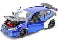 Cochesdemetal.es 2009 Subaru Impreza STi "Fast & Furious" Azul-Plata 1:24 Jada Toys 99514 253203026