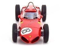 Cochesdemetal.es 1961 Ferrari 156 Sharknose Nº18 Richie Ginther Ganador GP F1 Francia 1:18 CMR174