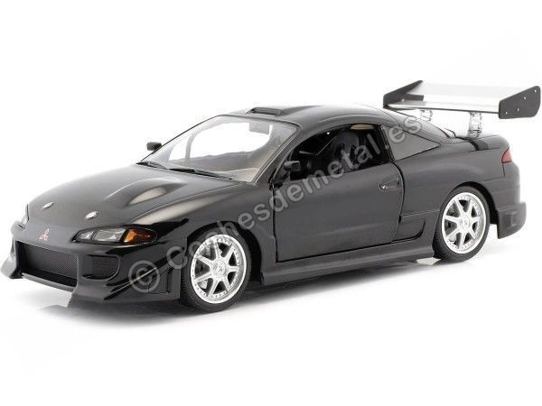 Cochesdemetal.es 1995 Mitsubishi Eclipse Negro 1:18 Greenlight 19040