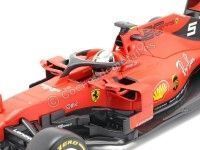 Cochesdemetal.es 2019 Scuderia Ferrari SF90 Nº5 Sebastian Vettel 1:18 Bburago 16807V