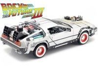 Cochesdemetal.es 1990 DeLorean DMC 12 "Regreso al Futuro III" 1:24 Welly 22444