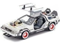 Cochesdemetal.es 1990 DeLorean DMC 12 "Regreso al Futuro III" 1:24 Welly 22444