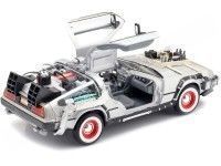 Cochesdemetal.es 1990 DeLorean DMC 12 "Regreso al Futuro III" 1:24 Welly 22444