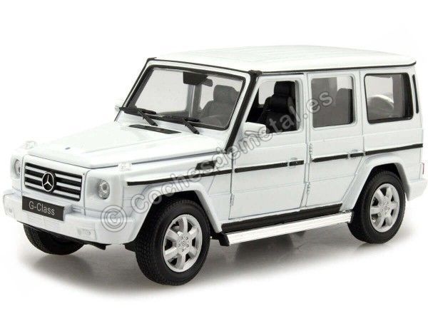 Cochesdemetal.es 2015 Mercedes-Benz G-Klasse (W463) White 1:24 Welly 24012