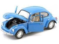 Cochesdemetal.es 1959 Volkswagen VW Kafer Hard Top Azul 1:24 Welly 22436