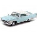 Cochesdemetal.es 1960 Plymouth Fury Closed Convertible White-Aqua 1:18 Sun Star 5411