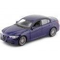 Cochesdemetal.es 2016 Alfa Romeo Giulia Azul Metalizado 1:24 Bburago 21080