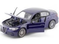 Cochesdemetal.es 2016 Alfa Romeo Giulia Azul Metalizado 1:24 Bburago 21080