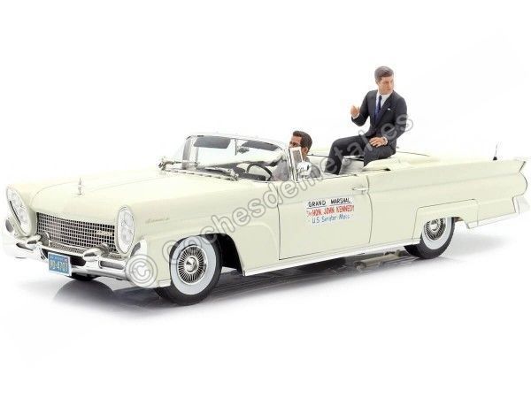 Cochesdemetal.es 1958 Lincoln Continental Mark III "Kennedy in Oregon" 1:18 Sun Star 4707