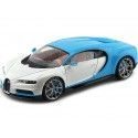 Cochesdemetal.es 2016 Bugatti Chiron Blanco-Azul 1:18 GT Autos 11010MB