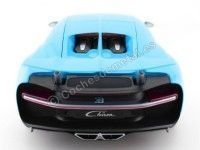 Cochesdemetal.es 2016 Bugatti Chiron Blanco-Azul 1:18 GT Autos 11010MB