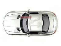 Cochesdemetal.es 2010 Mercedes-Benz SLS AMG Gullwing Gris 1:18 Maisto 31389