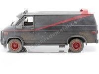 Cochesdemetal.es 1983 GMC Vandura Cargo Van A-Team Equipo-A "Sucia y Tiroteada" 1:18 Greenlight 13567