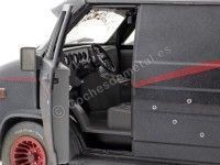 Cochesdemetal.es 1983 GMC Vandura Cargo Van A-Team Equipo-A "Sucia y Tiroteada" 1:18 Greenlight 13567