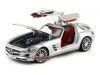 Cochesdemetal.es 2010 Mercedes-Benz SLS AMG Gullwing Gris 1:18 Maisto 31389