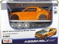 Cochesdemetal.es 2014 Ford Mustang Street Racer Naranja Metalizado "Metal Kit" 1:24 Maisto 39127