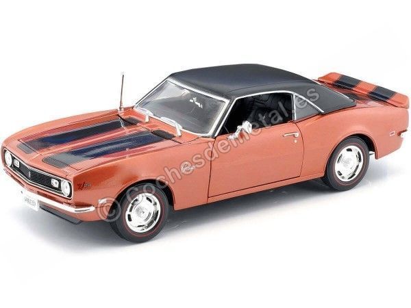 Cochesdemetal.es 1968 Chevrolet Camaro Z-28 Coupe Bright Bronze 1:18 Maisto 31685