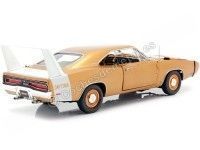 Cochesdemetal.es 1969 Dodge Charger Daytona MCACN Metallic Gold 1:18 Auto World AMM1168