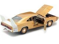 Cochesdemetal.es 1969 Dodge Charger Daytona MCACN Metallic Gold 1:18 Auto World AMM1168