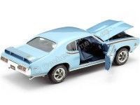 Cochesdemetal.es 1969 Pontiac GTO Judge Warwick Blue 1:18 Auto World AMM1171