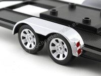 Remolque de Dos Ejes para coches a Escala 1:18 Motor Max 76009 Cochesdemetal 12 - Coches de Metal 