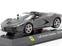 Cochesdemetal.es 2016 Ferrari LaFerrari Aperta "SuperCars" Negro 1:43 Editorial Salvat SC01