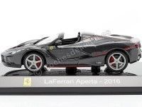 Cochesdemetal.es 2016 Ferrari LaFerrari Aperta "SuperCars" Negro 1:43 Editorial Salvat SC01