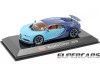 Cochesdemetal.es 2016 Bugatti Chiron "SuperCars" Cian/Azul 1:43 Editorial Salvat SC05