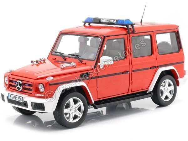 Cochesdemetal.es 2015 Mercedes-Benz G-Klasse (W463) Feuerwehr/Bomberos 1:18 iScale 118000000042