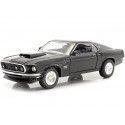 Cochesdemetal.es 1969 Ford Mustang Boss 429 Negro Cuervo 1:24 Welly 24067