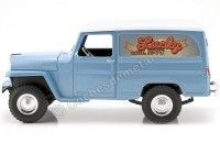 Cochesdemetal.es 1955 Jeep Willys Station Wagon Azul Claro 1:18 Road Signature 92858