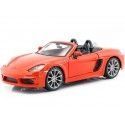 Cochesdemetal.es 2016 Porsche 718 (982) Boxster Naranja 1:24 Bburago 21087