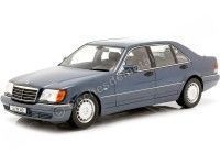 Cochesdemetal.es 1994 Mercedes-Benz S500 (W140) Azul Gris 1:18 iScale 11800000049