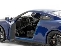 Cochesdemetal.es 2015 Nissan GT-R (R35) "Fast & Furious 7" Blue foncé 1:24 Jada Toys 97036 253203008