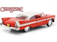 Cochesdemetal.es 1958 Plymouth Fury "Christine" Red-White 1:24 Greenlight 84071