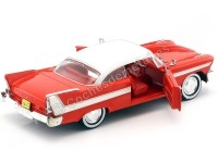 Cochesdemetal.es 1958 Plymouth Fury "Christine" Red-White 1:24 Greenlight 84071
