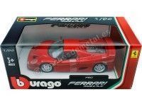 Cochesdemetal.es 1995 Ferrari F50 Coupe Rojo 1:24 Bburago 18-26010