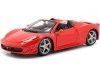 Cochesdemetal.es 2011 Ferrari 458 Italia Spider Rojo 1:24 Bburago 18-26017