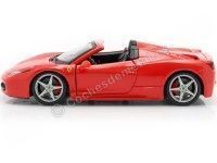 Cochesdemetal.es 2011 Ferrari 458 Italia Spider Rojo 1:24 Bburago 18-26017