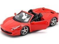 Cochesdemetal.es 2011 Ferrari 458 Italia Spider Rojo 1:24 Bburago 18-26017