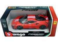 Cochesdemetal.es 2018 Ferrari 488 Pista Rojo 1:24 Bburago 18-26026