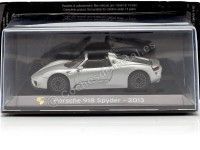 Cochesdemetal.es 2013 Porsche 918 Spyder "SuperCars" Plata 1:43 Editorial Salvat SC09