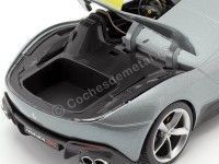 Cochesdemetal.es 2019 Ferrari Monza SP1 Barchetta Monoposto Gris Plata 1:18 Bburago Race Play 16013
