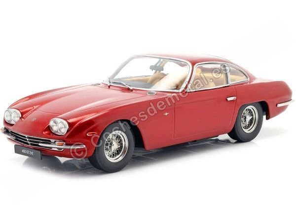 Cochesdemetal.es 1965 Lamborghini 400 GT 2+2 Red Metallic 1:18 KK-Scale 180393